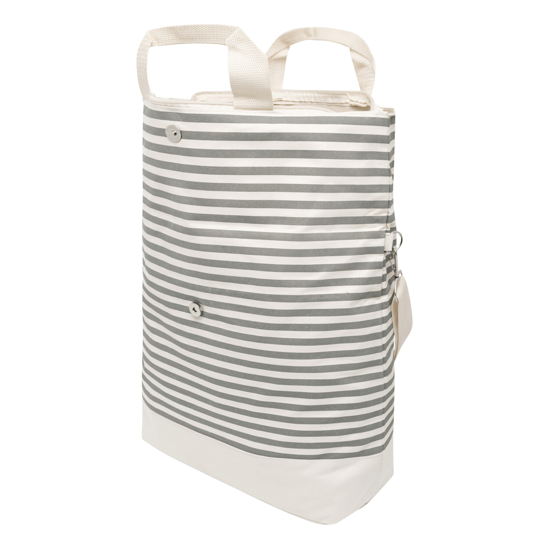 Strandtasche JUIST, beige, grau