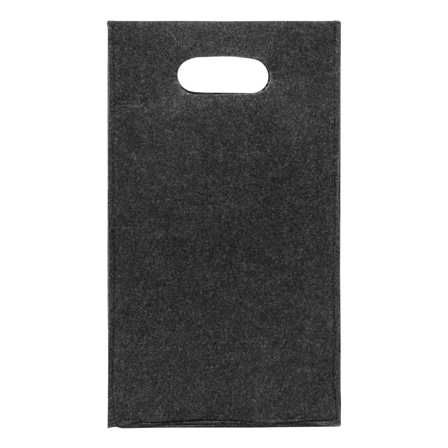 Filz-Flaschentasche CHABLIS, dunkelgrau