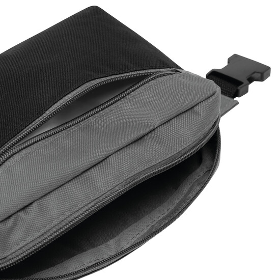 Gürteltasche CLOSE-BY, dunkelgrau, schwarz
