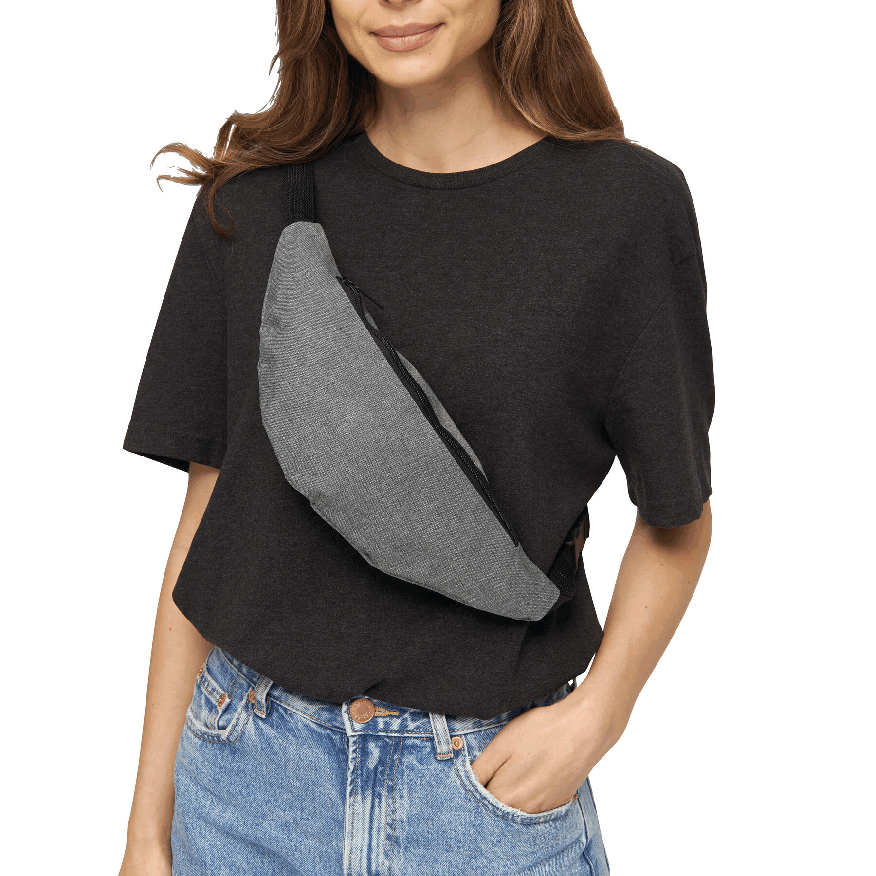 Gürteltasche DONEGAL MOVE, grau, schwarz