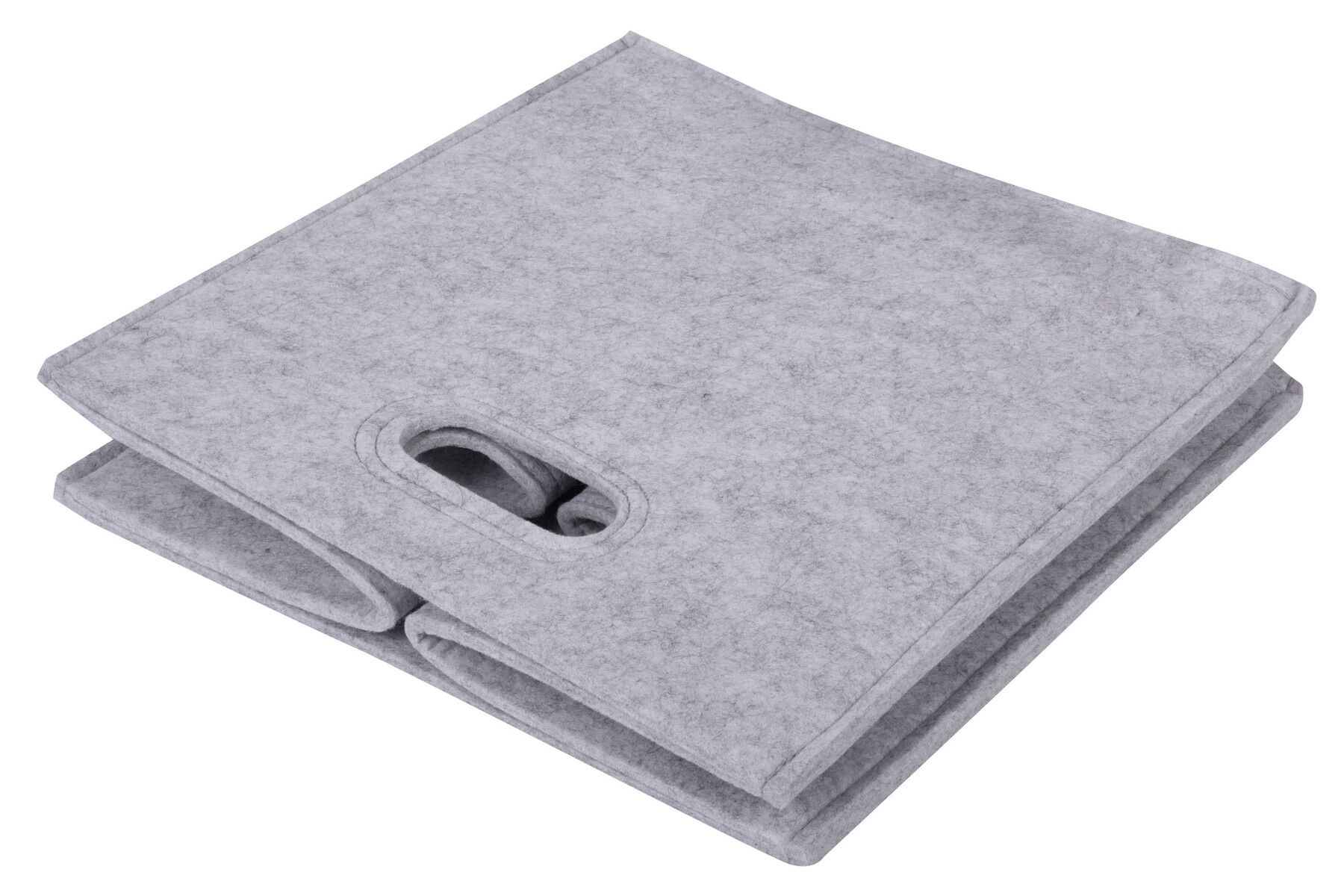 Filz-Aufbewahrungskorb HYGGE, hellgrau