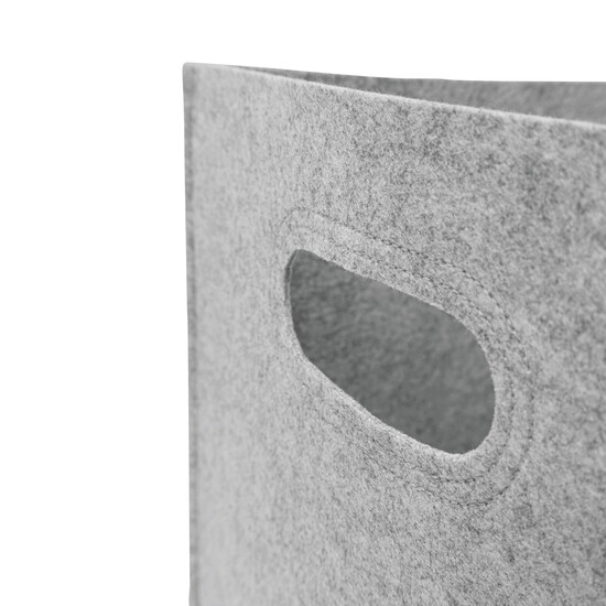 Filz-Aufbewahrungskorb HYGGE, hellgrau