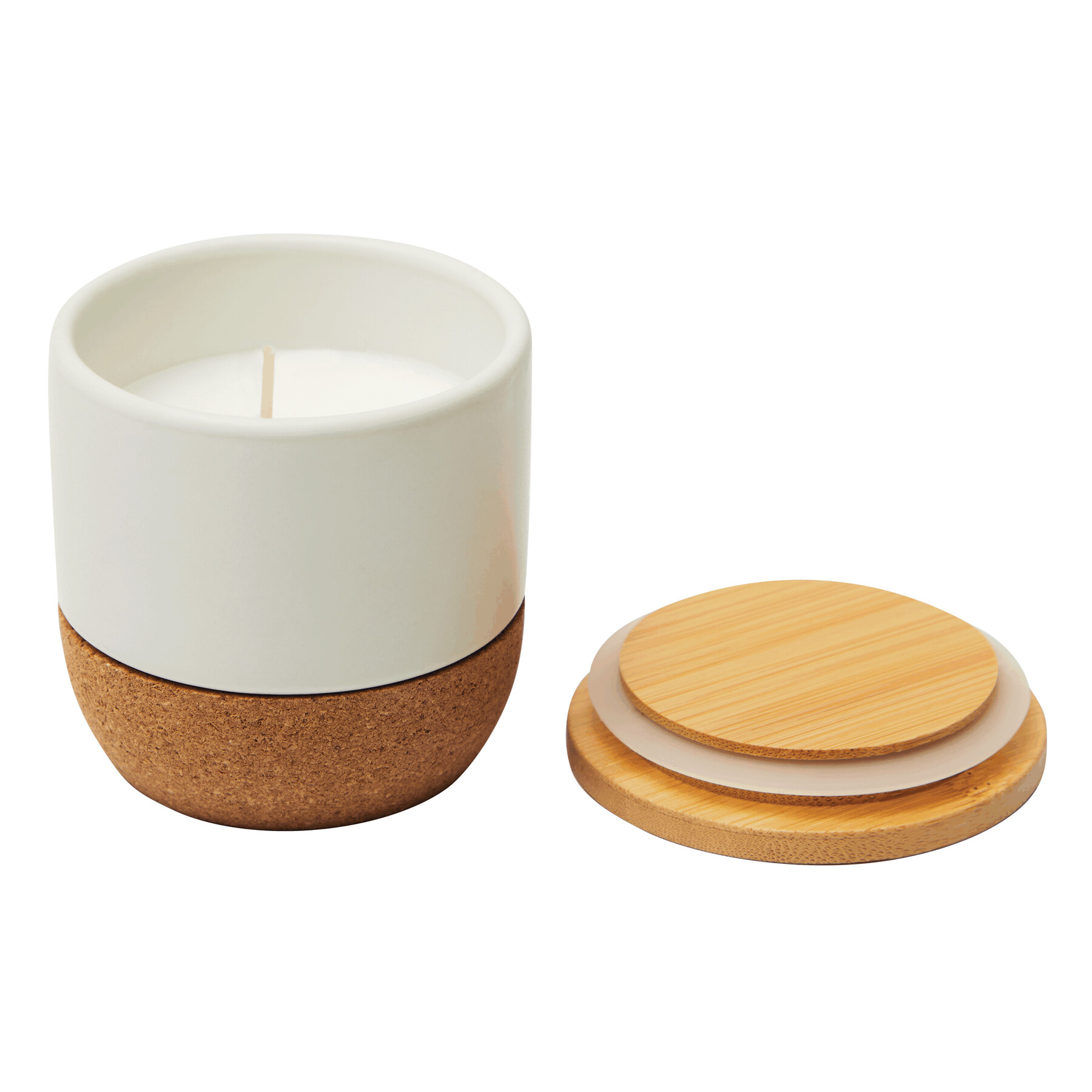 Duftkerze PURE BREEZE, weiß