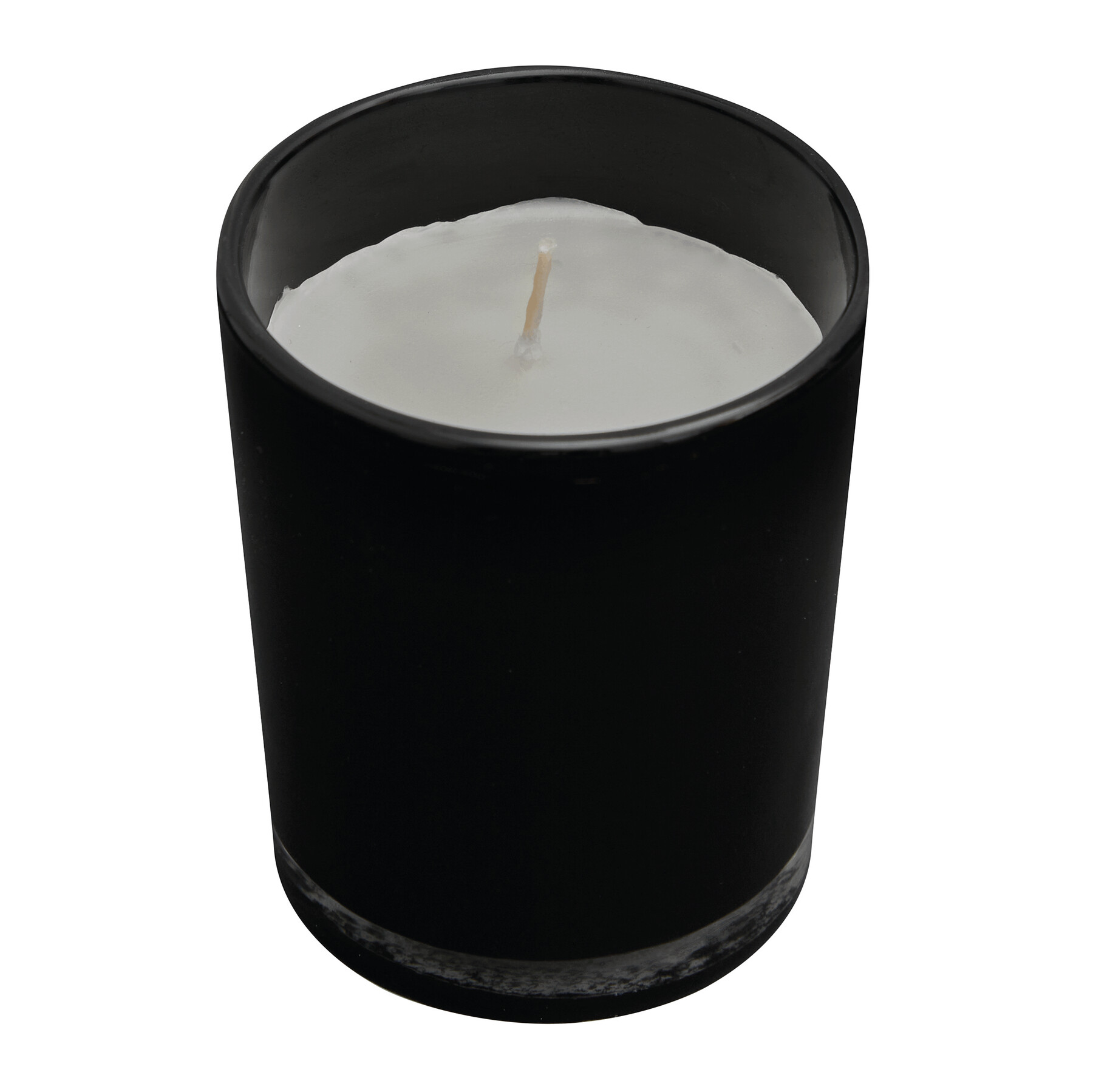 Kerze im Glas SPHERE, schwarz