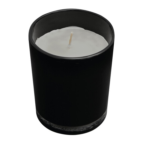 Kerze im Glas SPHERE, schwarz