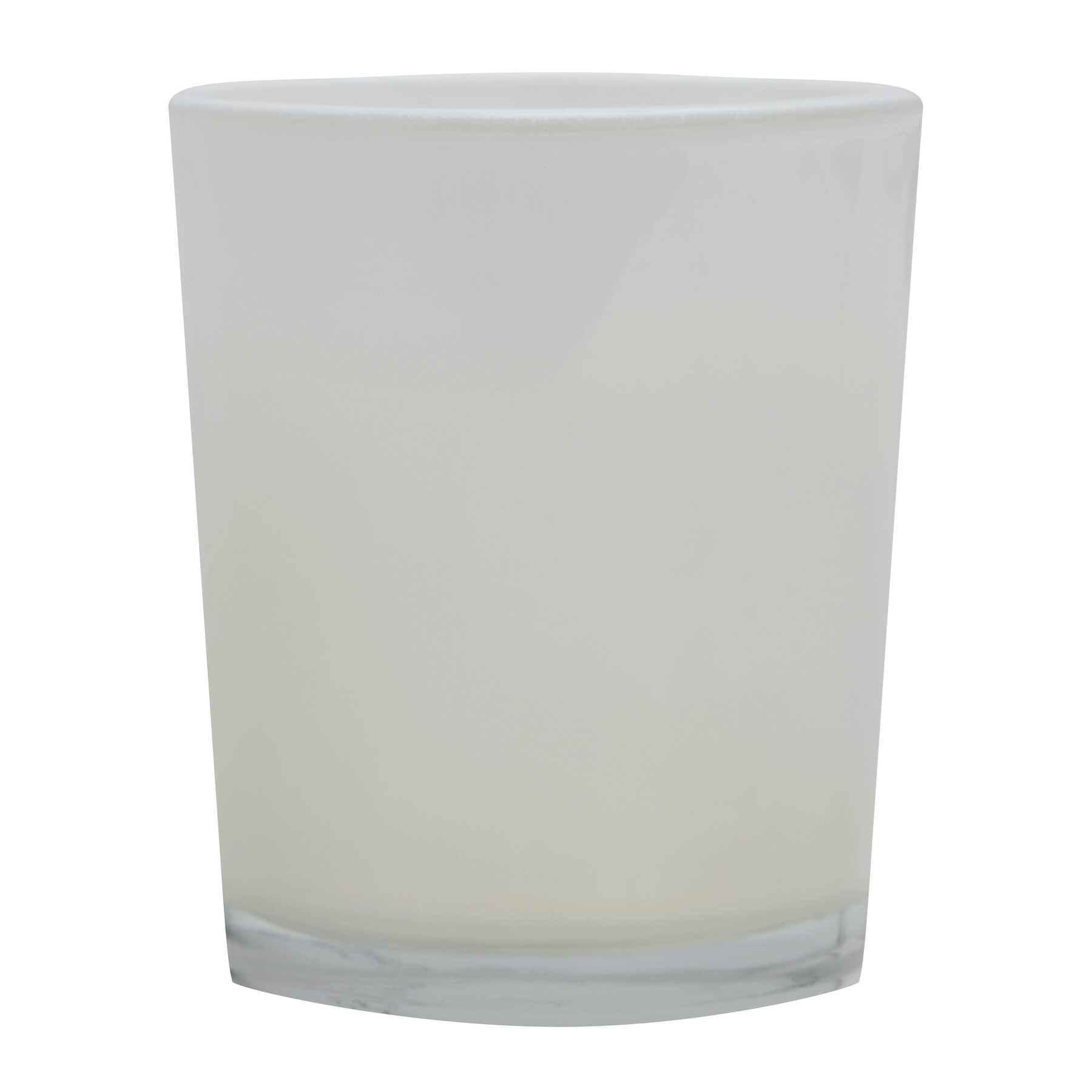 Kerze im Glas SPHERE, weiß