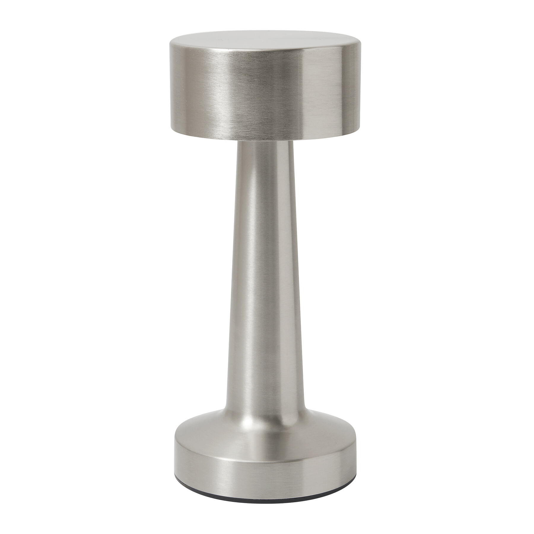Edelstahl-Tischlampe MUSHROOM, silber