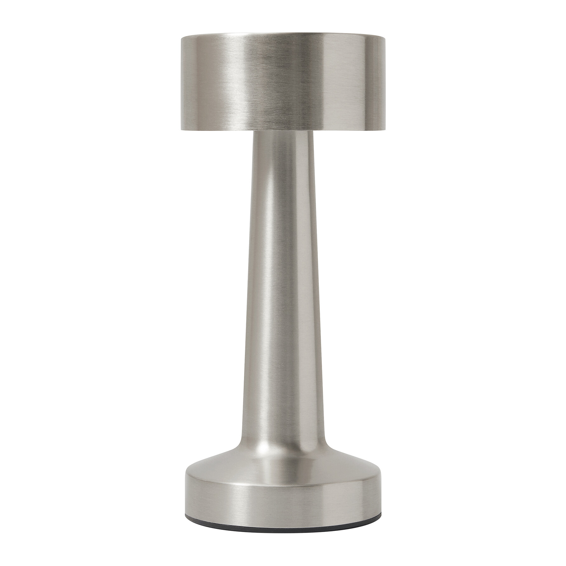 Edelstahl-Tischlampe MUSHROOM, silber