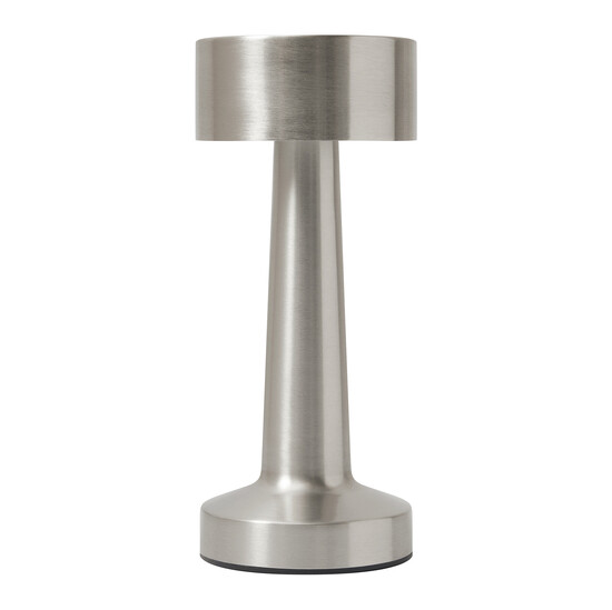 Edelstahl-Tischlampe MUSHROOM, silber