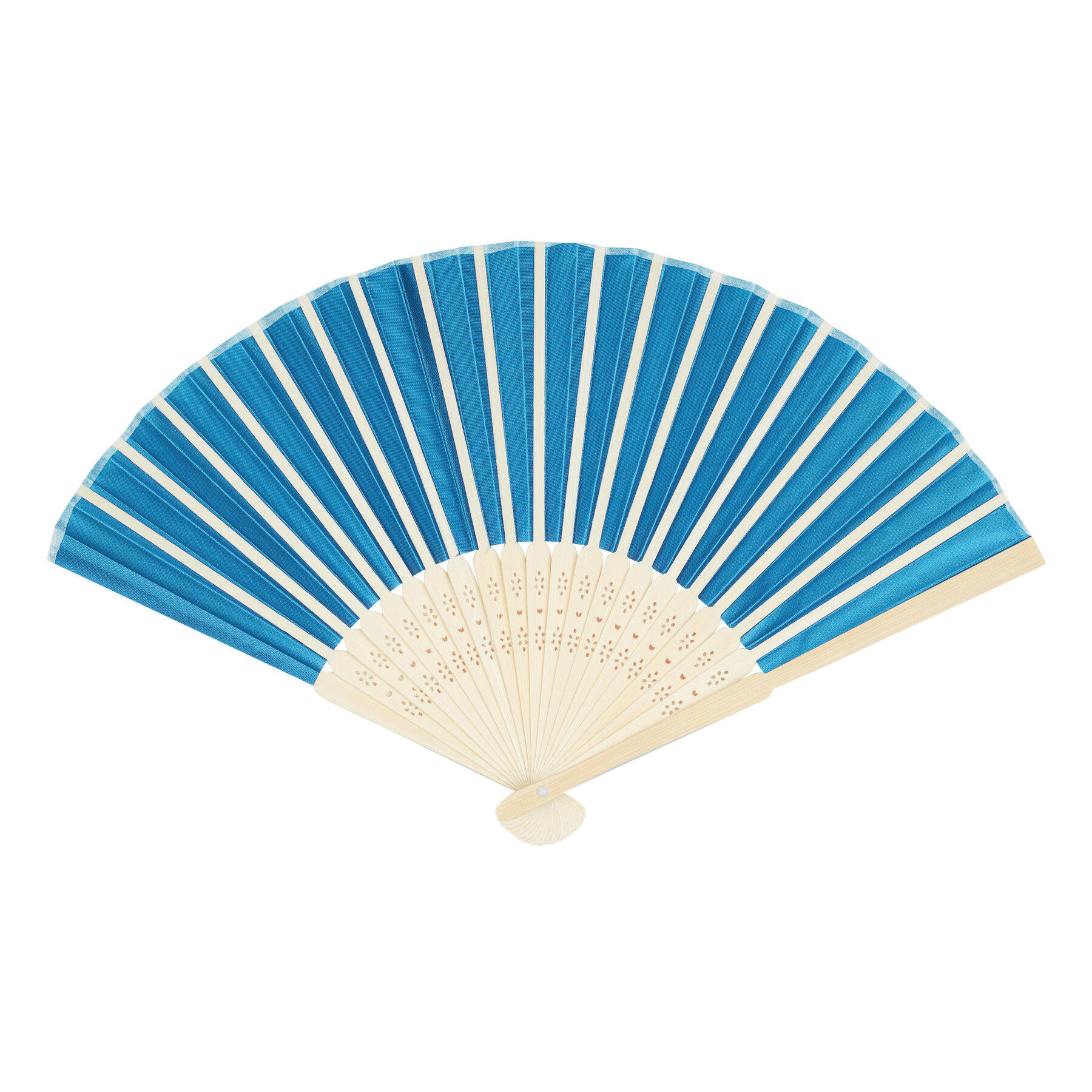 Faltbarer Fächer BAMBOO COOL, hellblau