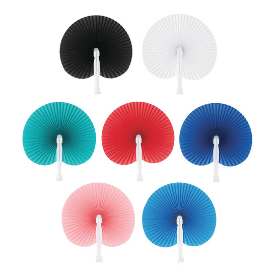 Faltbarer Fächer PEACOCK, petrol