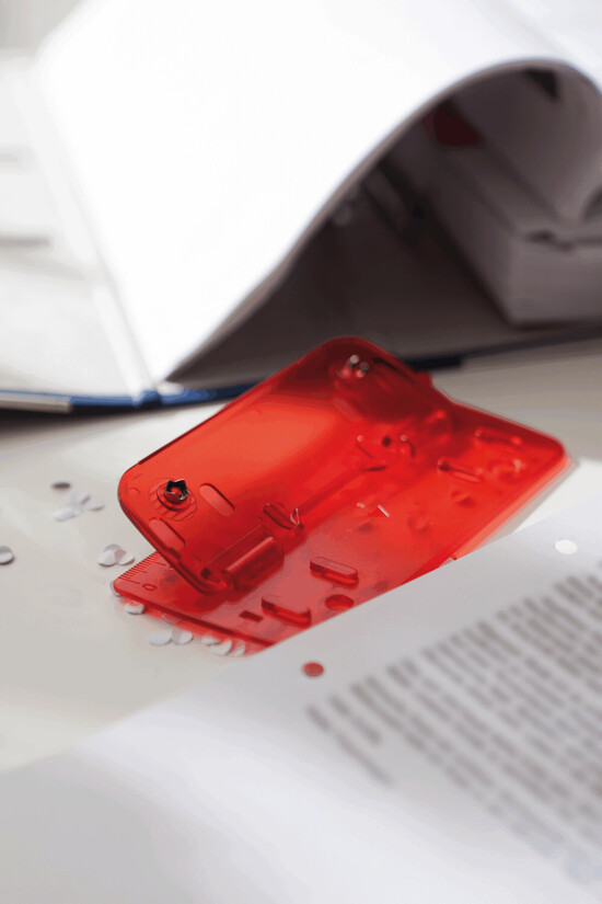 Mini-Locher PAGE, rot