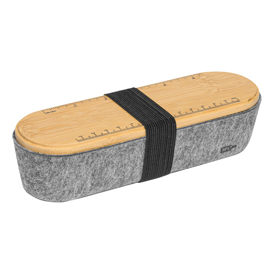 Stifteetui PEN STORE, braun, grau