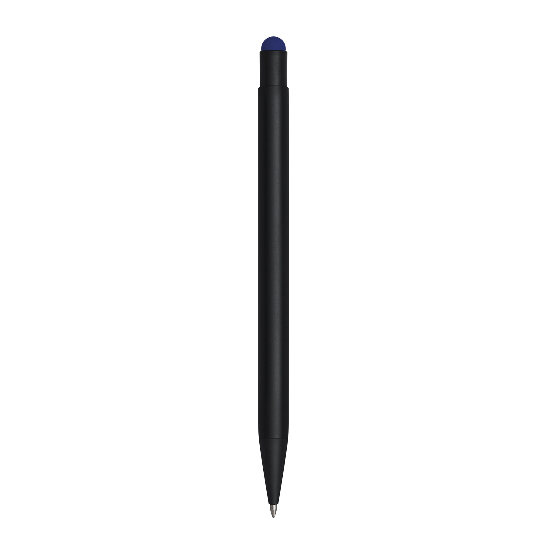 Alu-Kugelschreiber BLACK BEAUTY, blau, schwarz