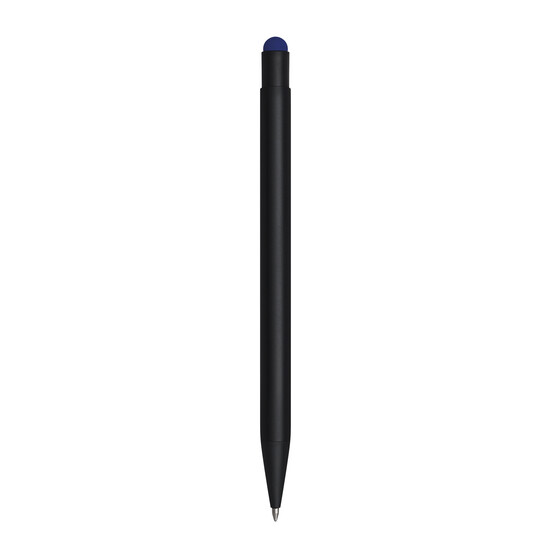 Alu-Kugelschreiber BLACK BEAUTY, blau, schwarz