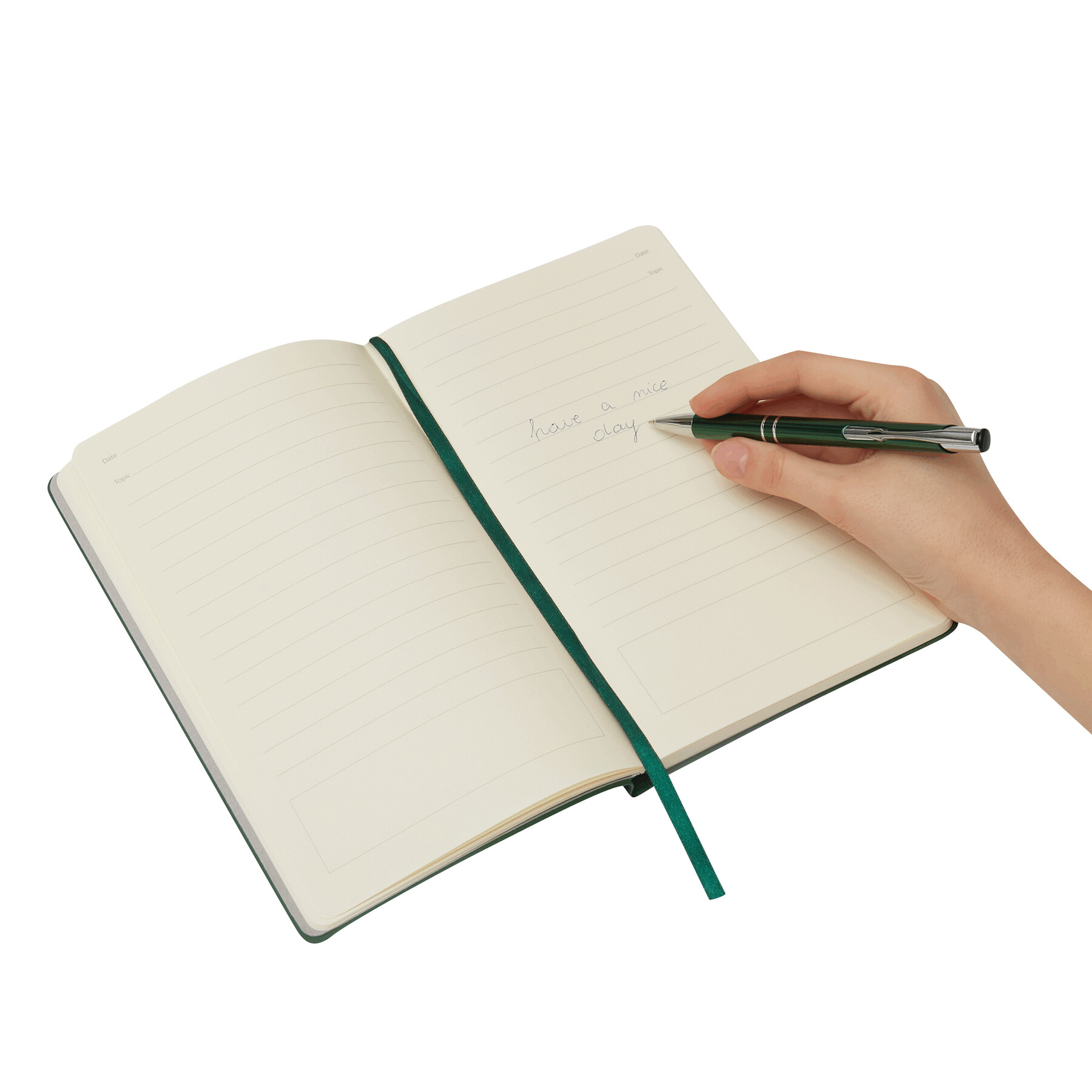 Aluminium-Kugelschreiber TUCSON, grün