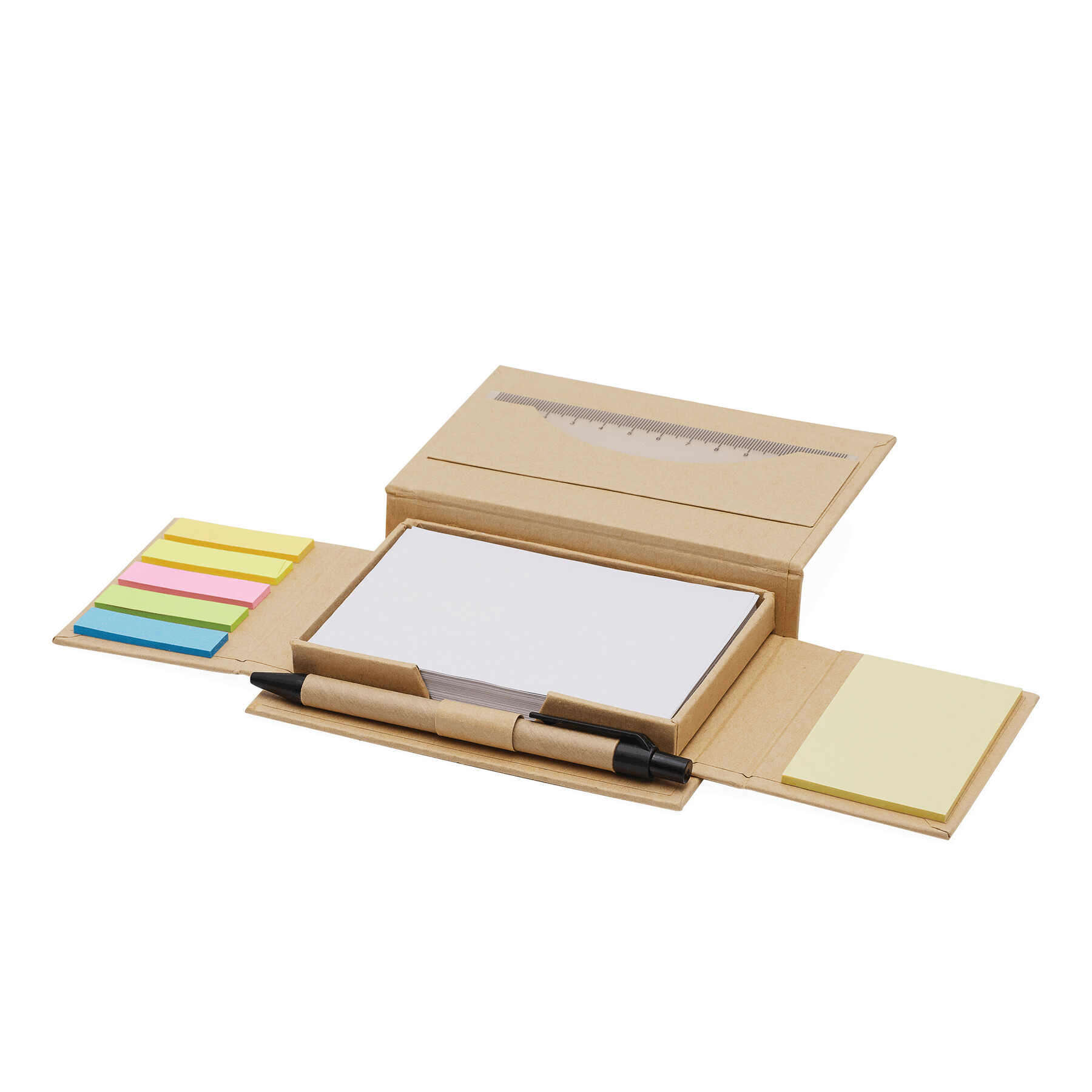 Memobox POP UP zum Aufklappen, natur