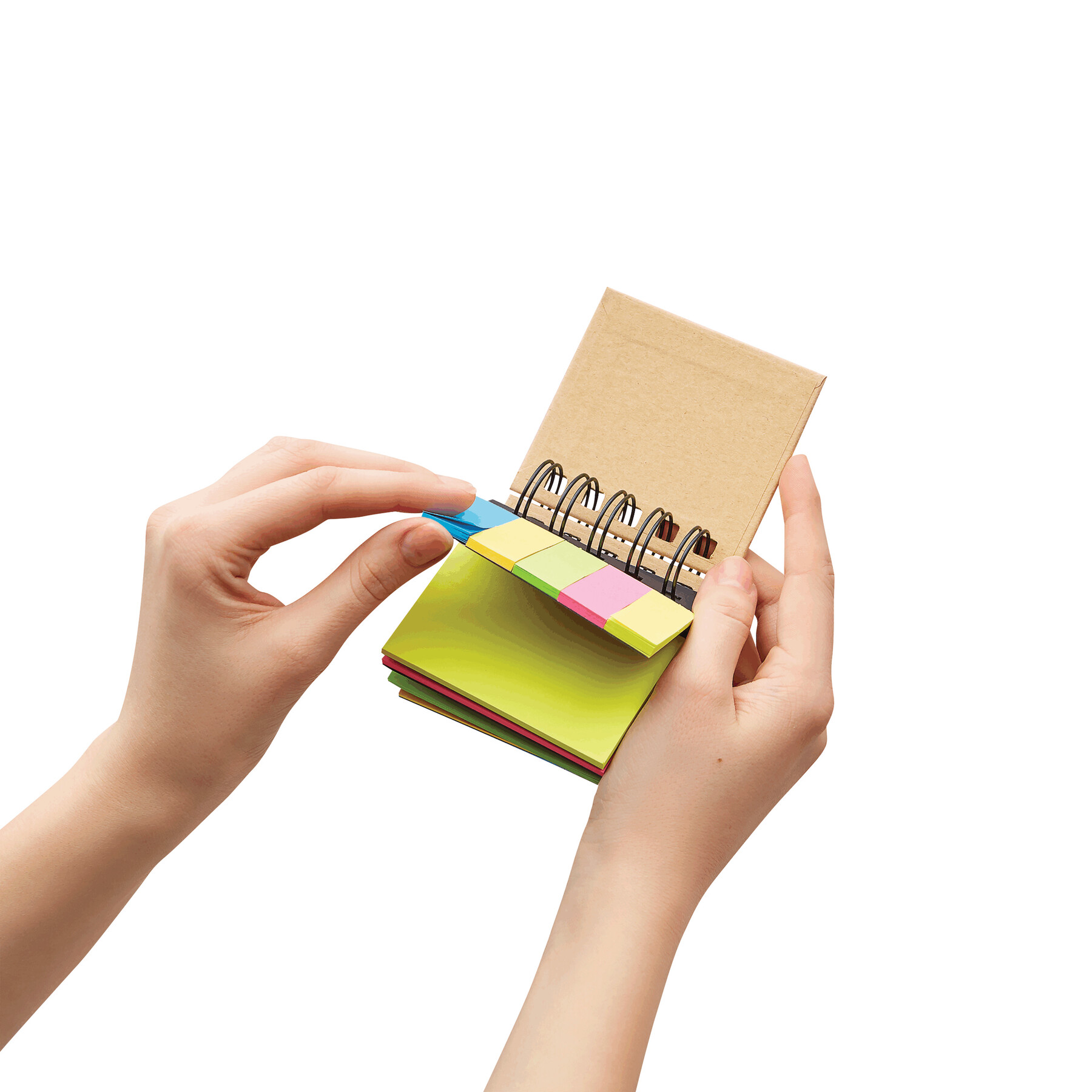 Mini-Ringbuch MULTI MEMO, braun