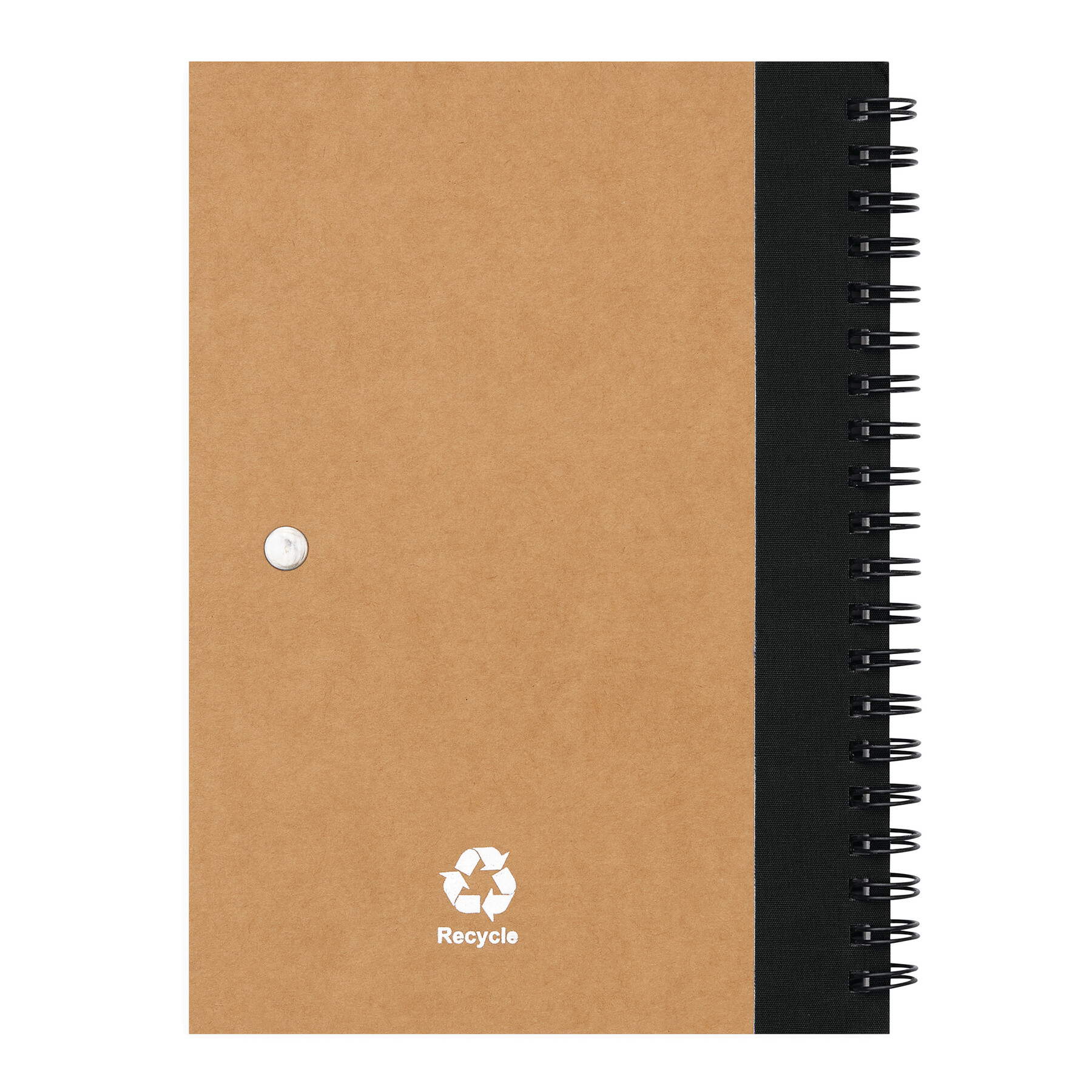 Notizringbuch RECYCLE L, schwarz
