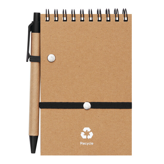 Notizringbuch RECYCLE M, schwarz