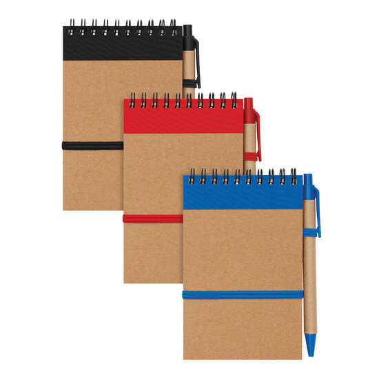 Notizringbuch RECYCLE M, rot