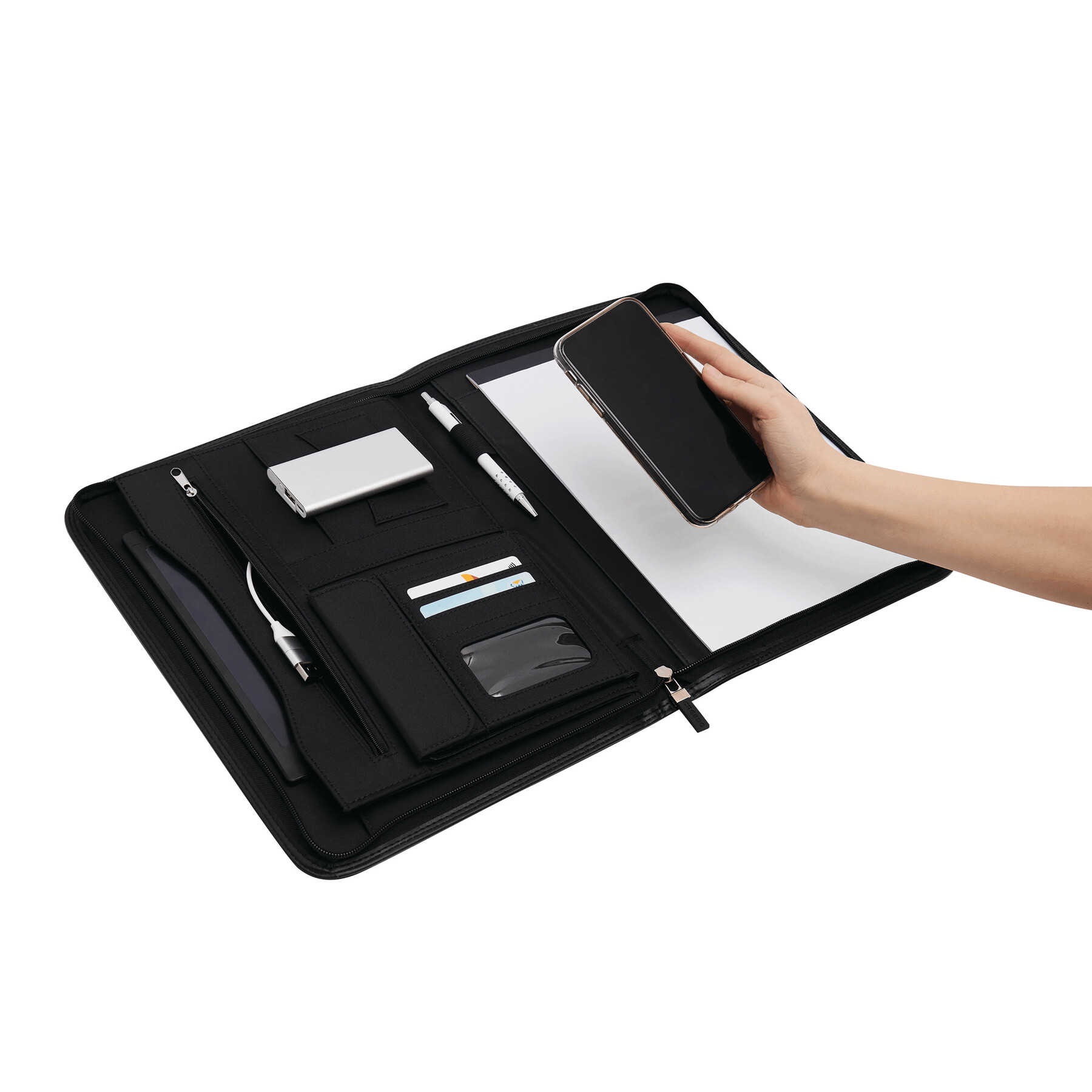 Portfolio CREADO im DIN-A4-Format, schwarz