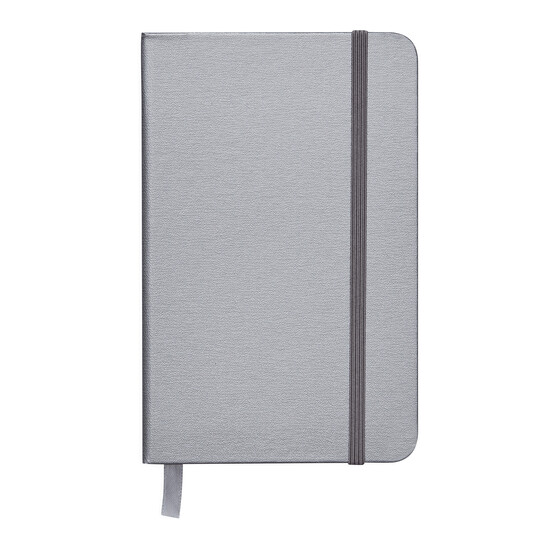 Notizbuch ATTENDANT im DIN-A6-Format, silber