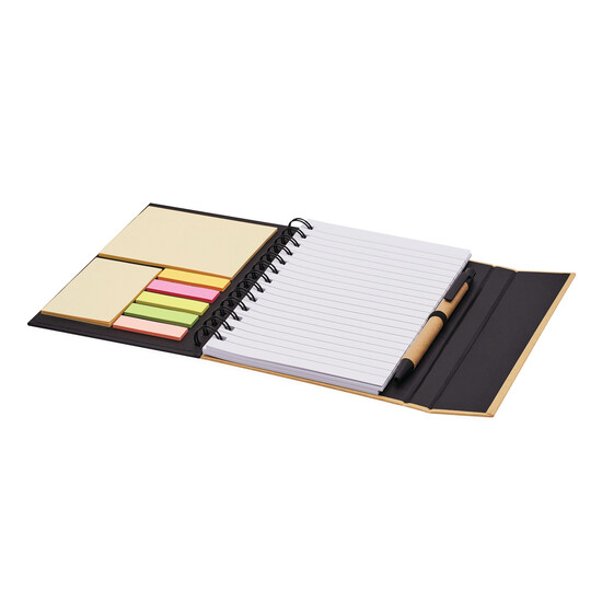 Notizbuch MAGNY, natur, schwarz