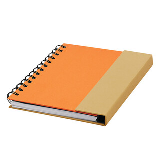 Notizbuch MAGNY, natur, orange