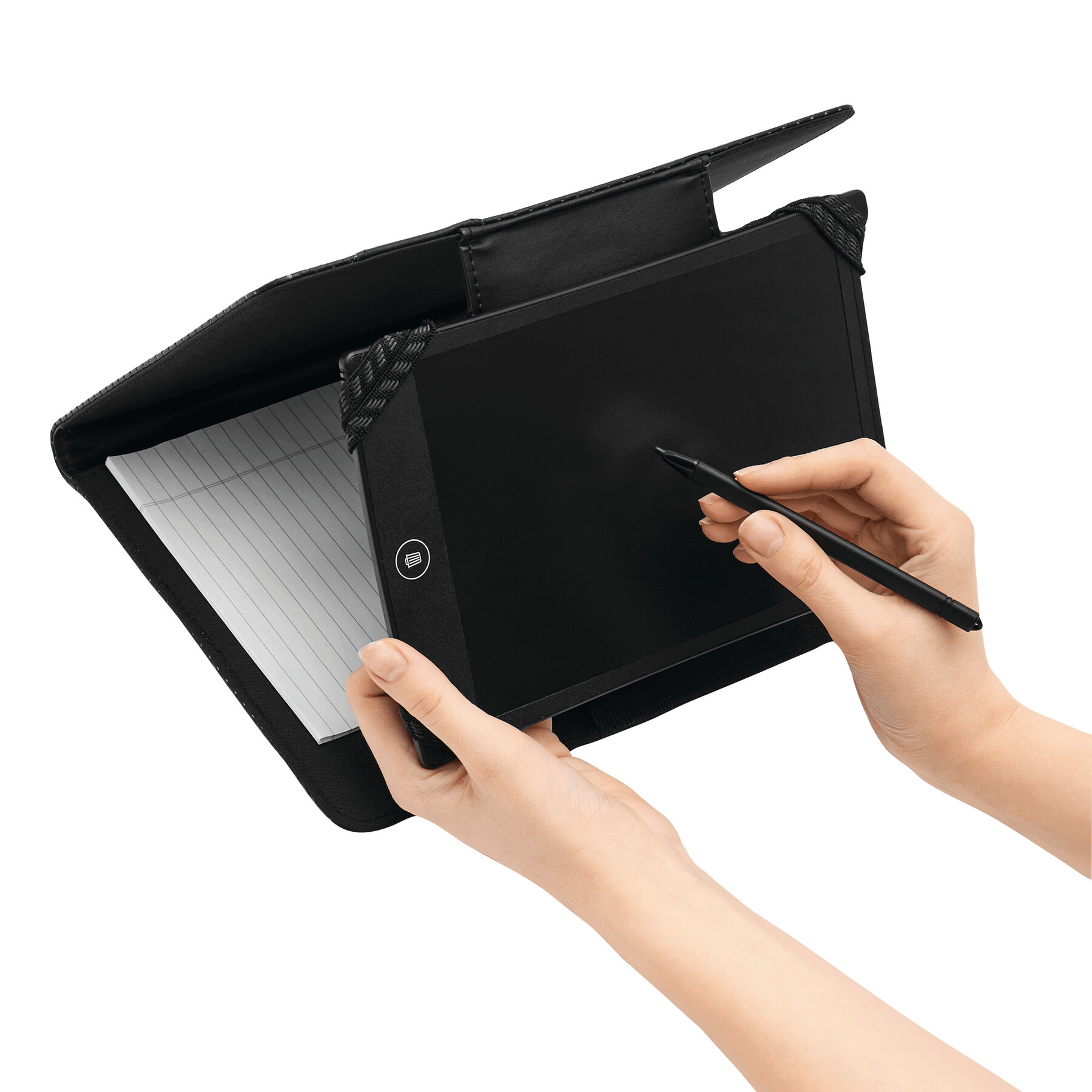 Mini-Tablet-Portfolio HILL DALE TAB im DIN-A5-Format, schwarz