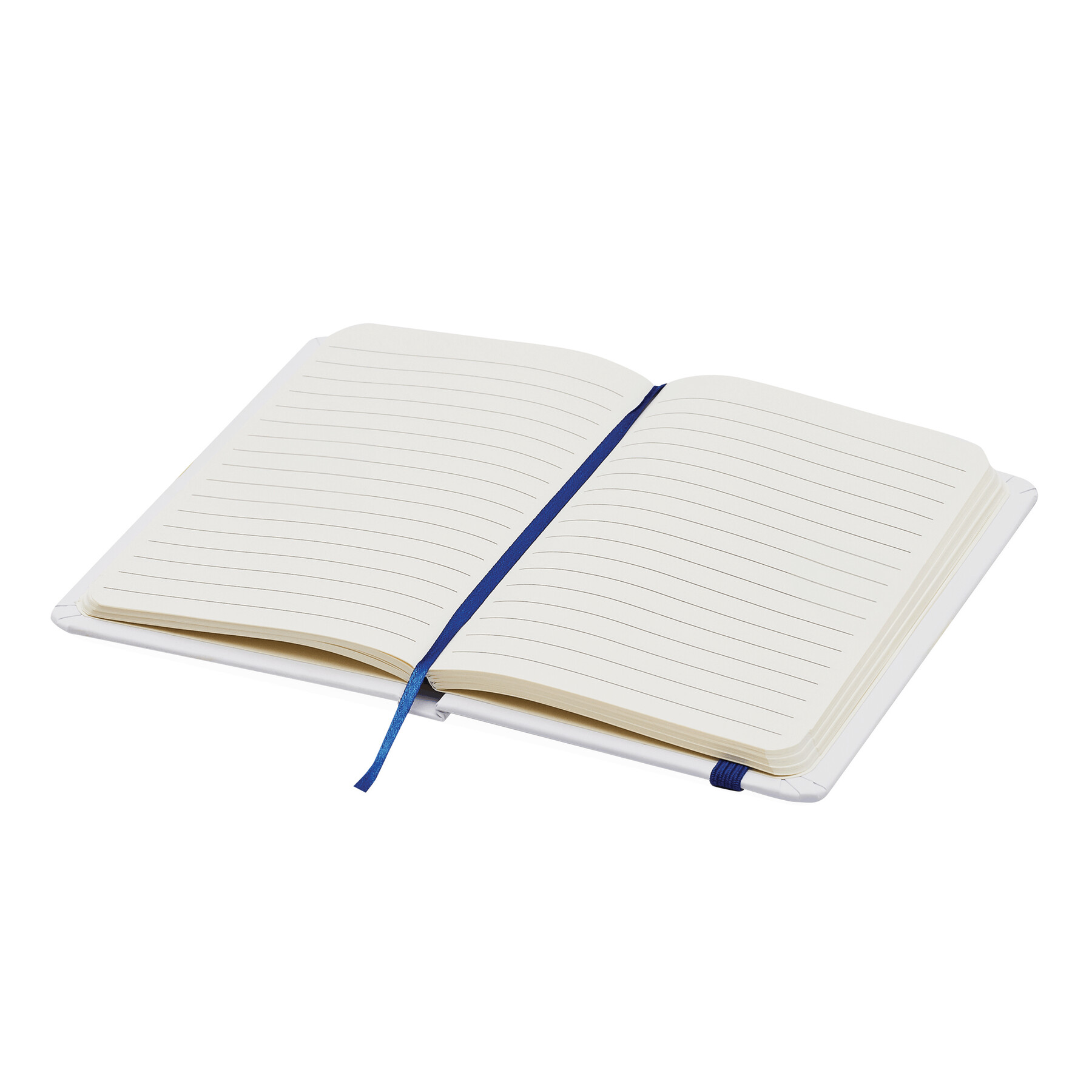 Notizbuch AUTHOR im DIN-A6-Format, blau, weiß