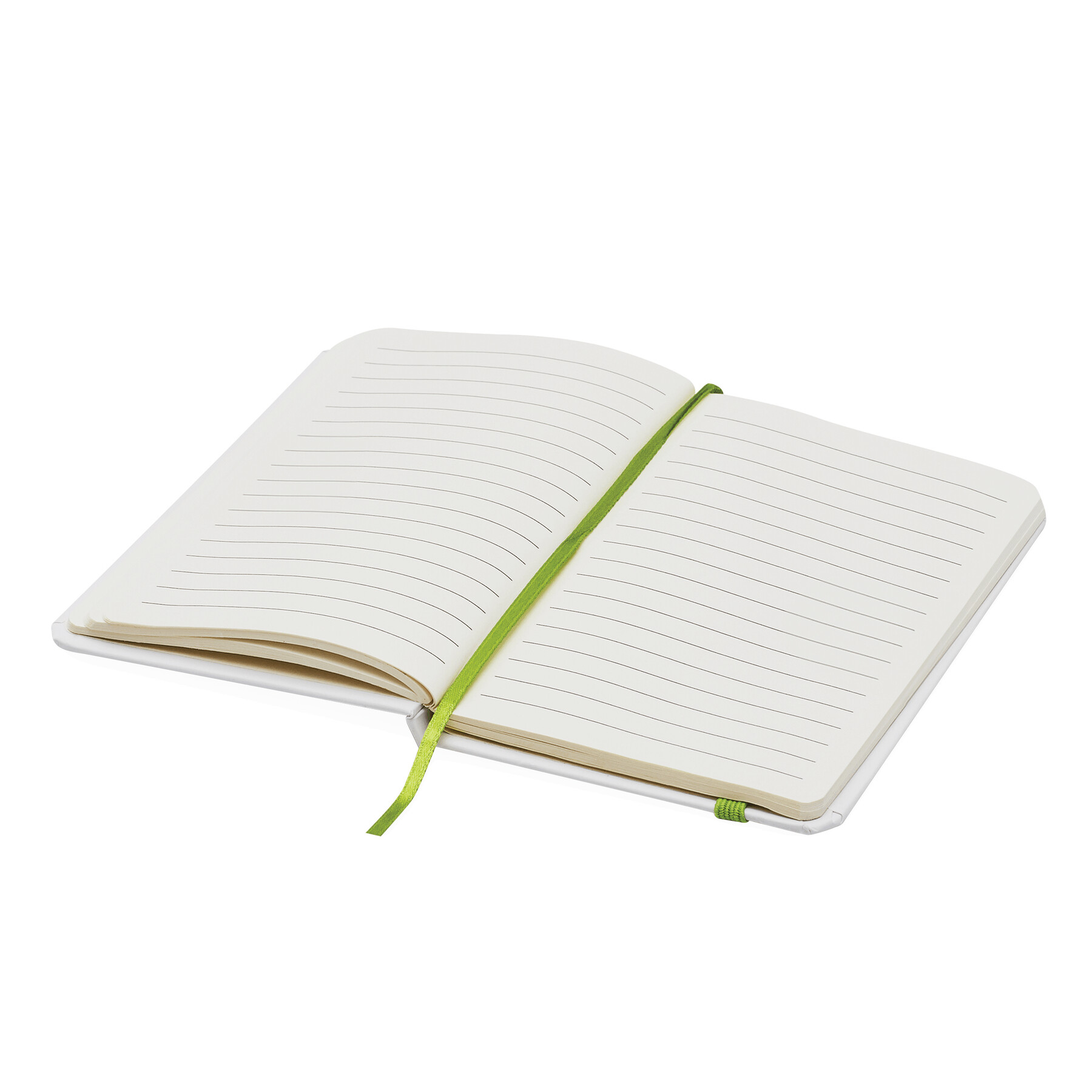 Notizbuch AUTHOR im DIN-A6-Format, grün, weiß