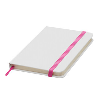 Notizbuch AUTHOR im DIN-A6-Format, pink, weiß