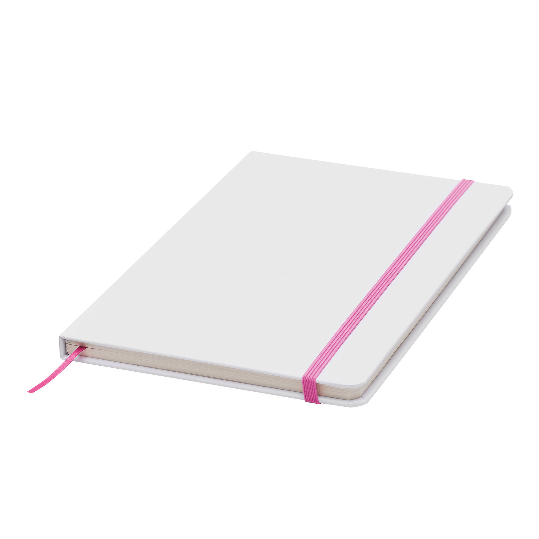 Notizbuch AUTHOR im DIN-A5-Format, pink, weiß