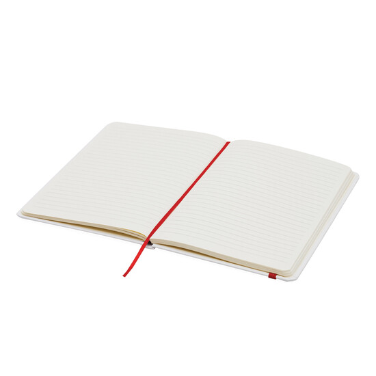 Notizbuch AUTHOR im DIN-A5-Format, rot, weiß