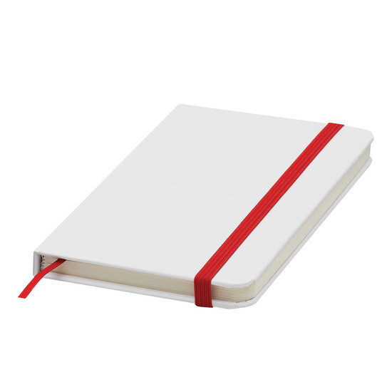 Notizbuch AUTHOR im DIN-A6-Format, rot, weiß