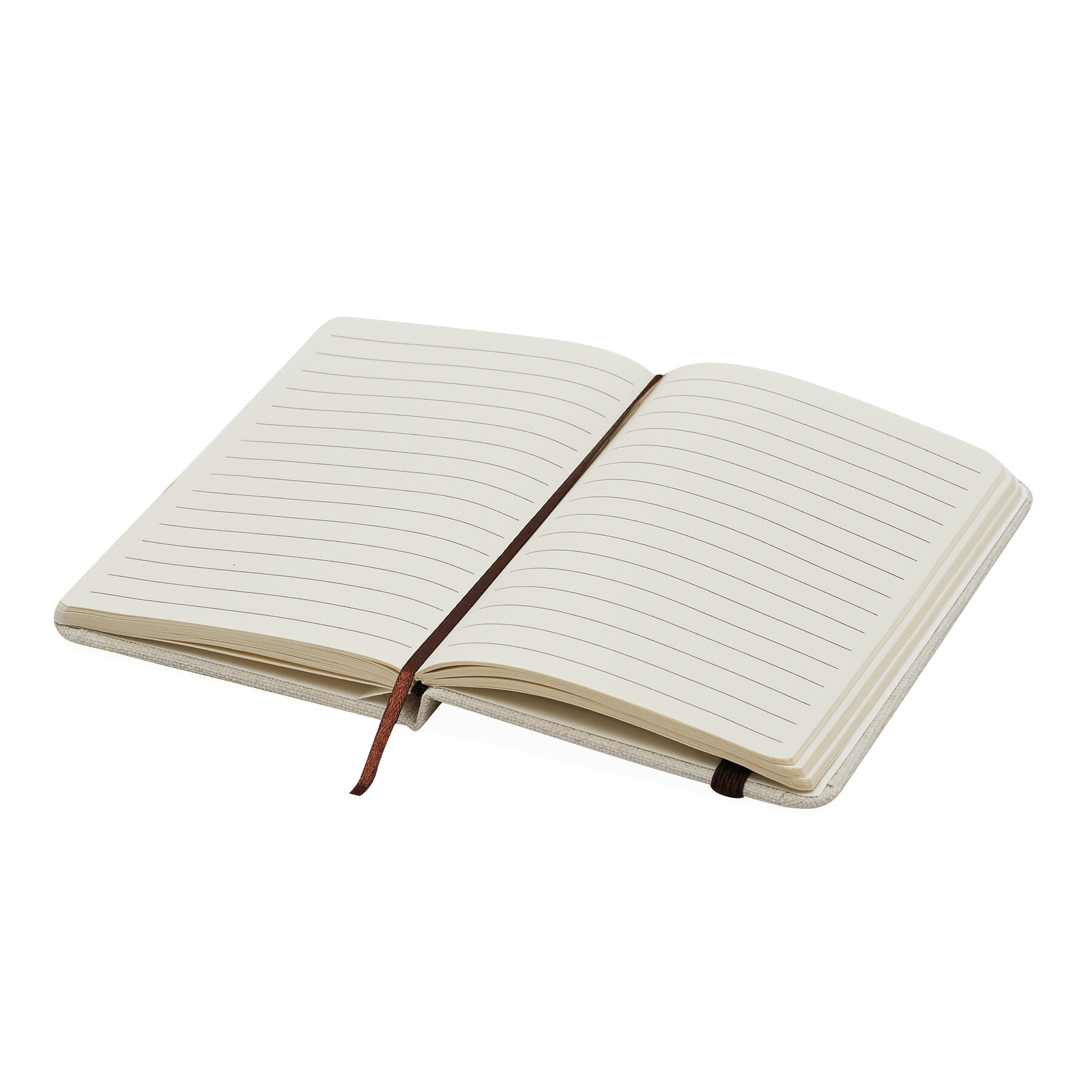 Notizbuch WRITER: im DIN-A6-Format, beige, braun