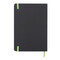 Notizbuch LECTOR im DIN-A5-Format, hellgrün, schwarz