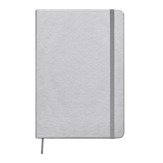 Notizbuch ATTENDANT im DIN-A5-Format, silber