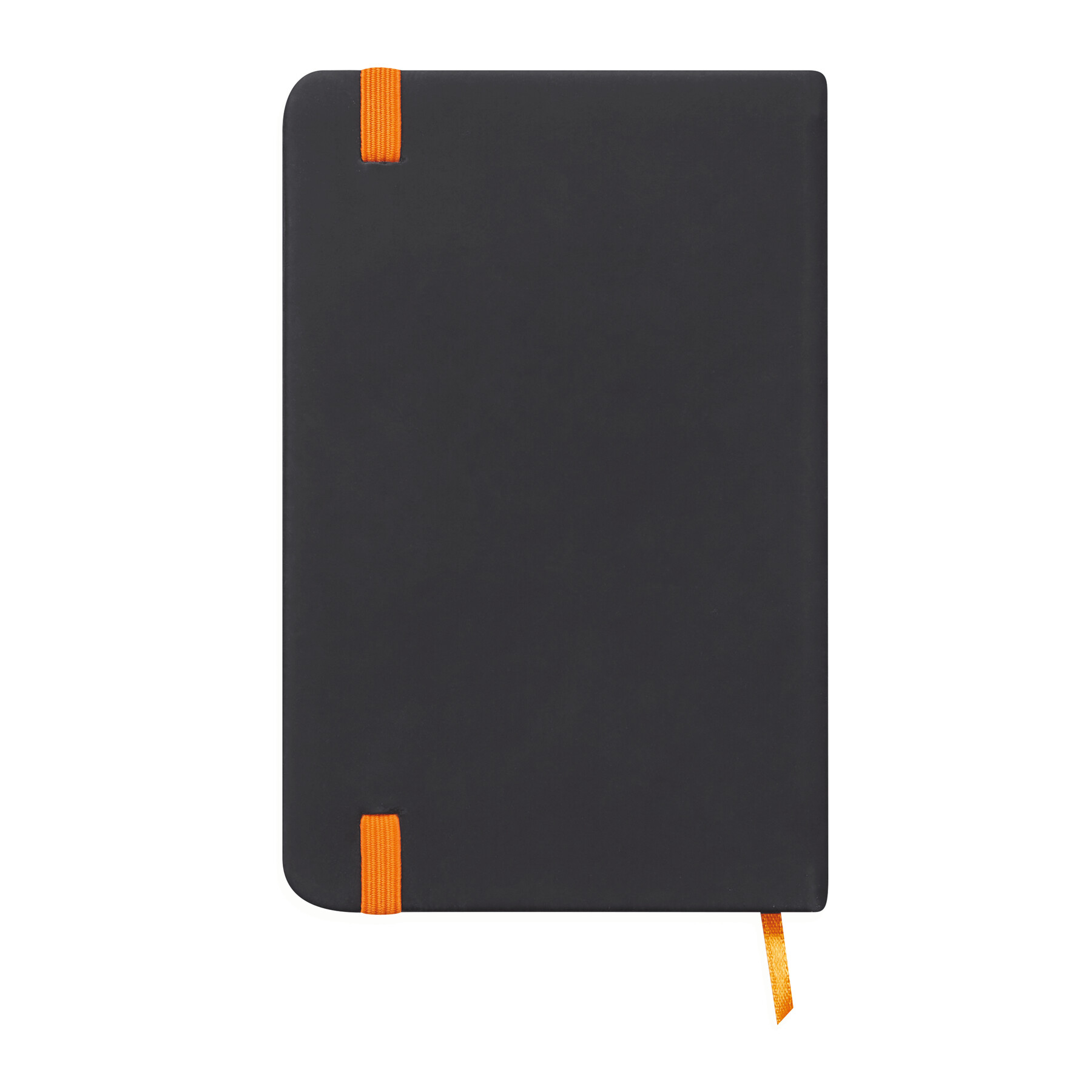 Notizbuch LECTOR im DIN-A6-Format, orange, schwarz