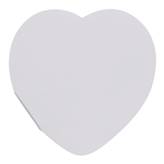 Herz-Memosticker IN LOVE, weiß