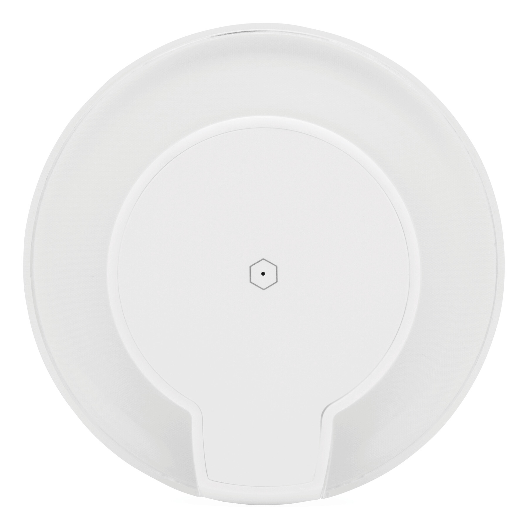 Drahtlose Ladestation INDUCTION, transparent, weiß