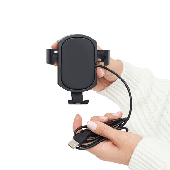 Smartphone-Halter CHARGE N GO<, schwarz