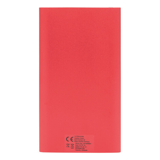 Powerbank WIRELESS POWER, rot