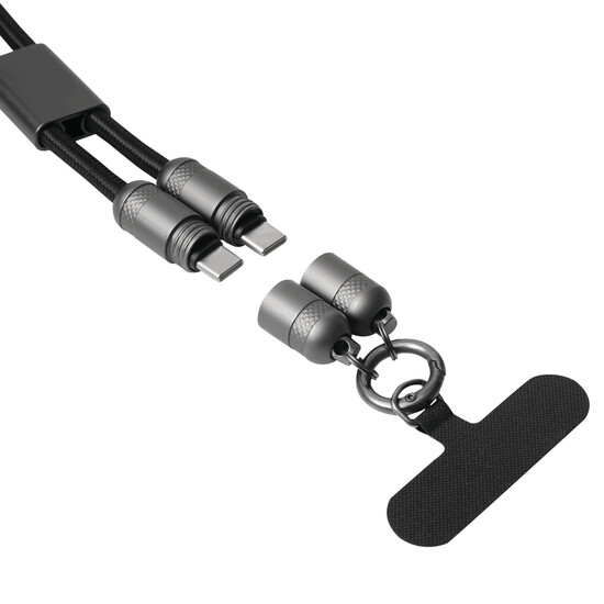 Lade- und Datenkabel LONGCARRY, schwarz