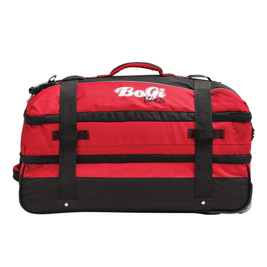 Trolley-Reisetasche BoGi L, rot, schwarz