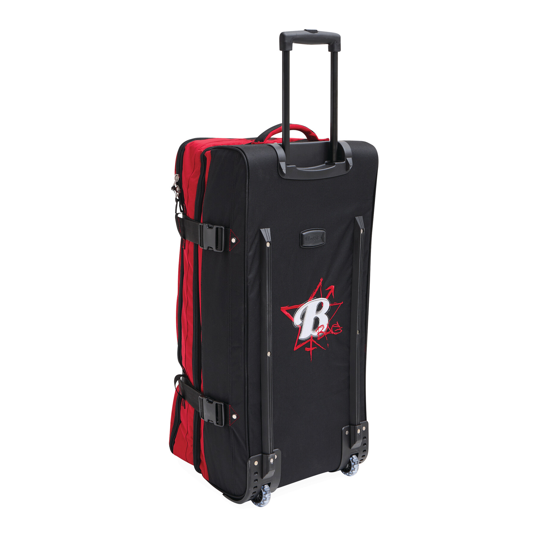 Trolley-Reisetasche BoGi XL, rot, schwarz