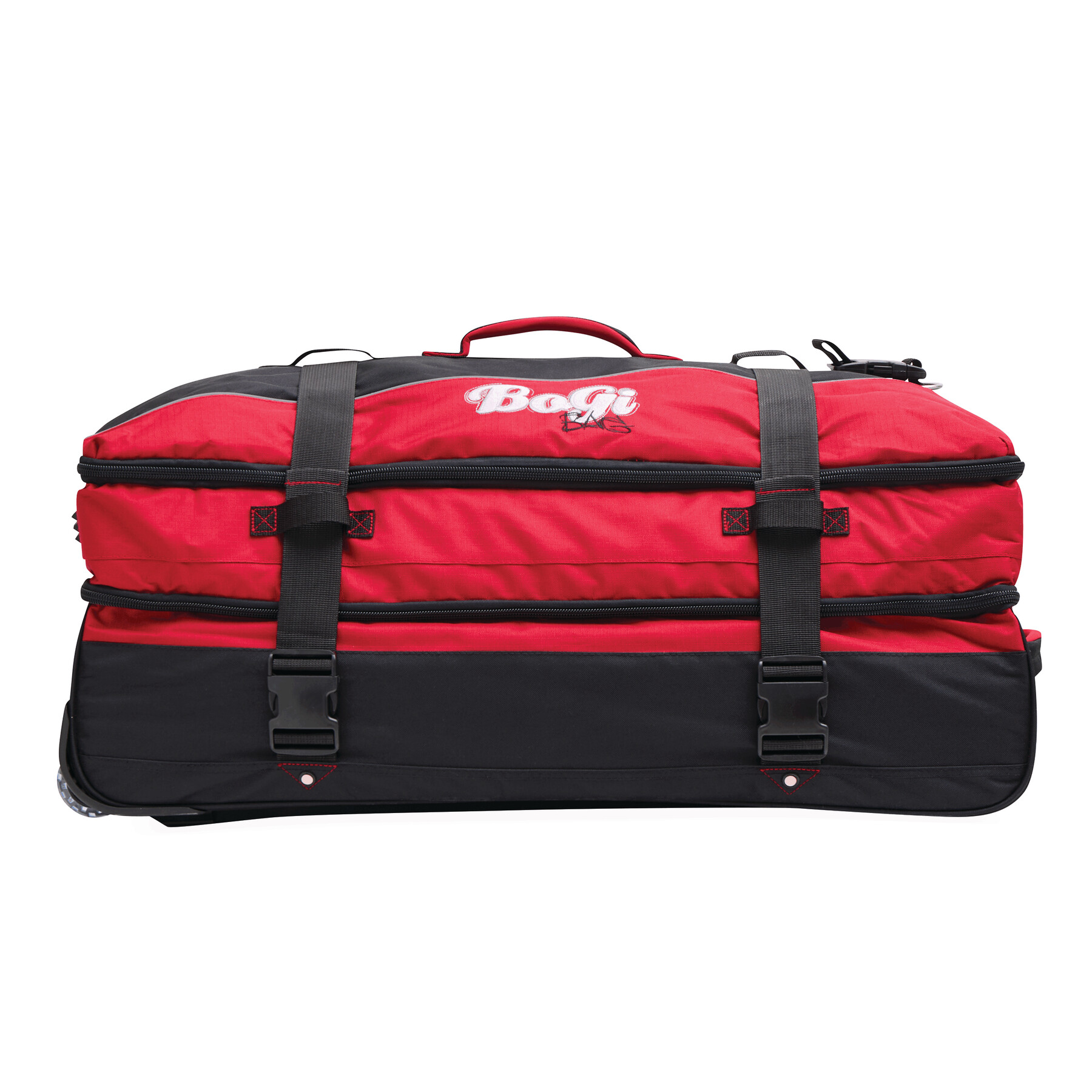 Trolley-Reisetasche BoGi XL, rot, schwarz