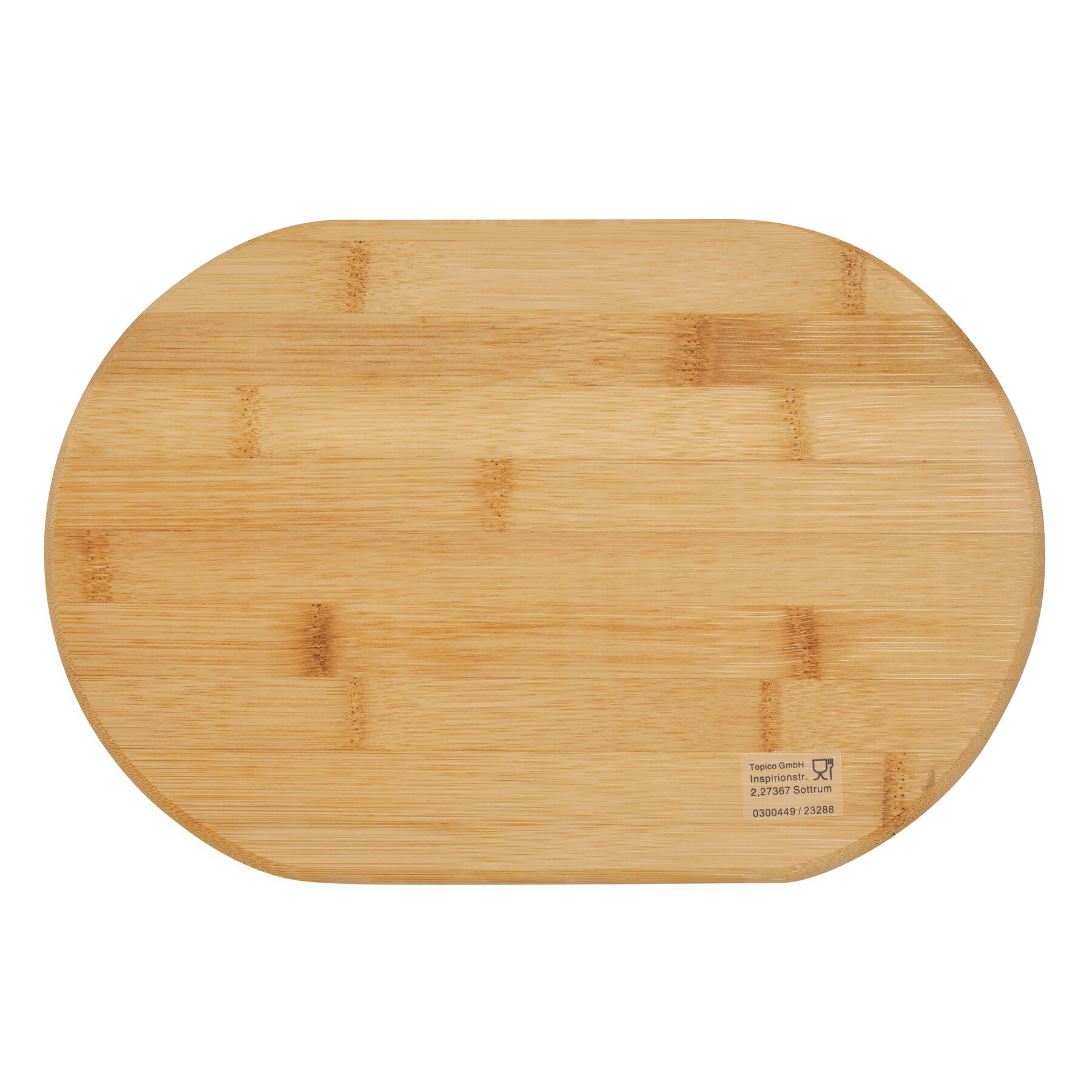 Schneidebrett BAMBOO-ROUND, braun