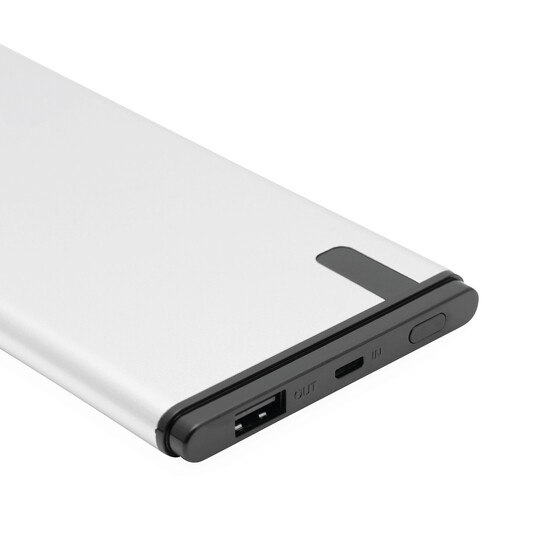 Powerbank INDICATOR, silber
